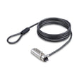 StarTech.com Slim Lock K-Slot Compatible, 5ft (1.5m) Locking Cable, Anti-Theft Security For Laptop/Notebook, Cut-Resistant Steel Cable, Combination Lock, TAA