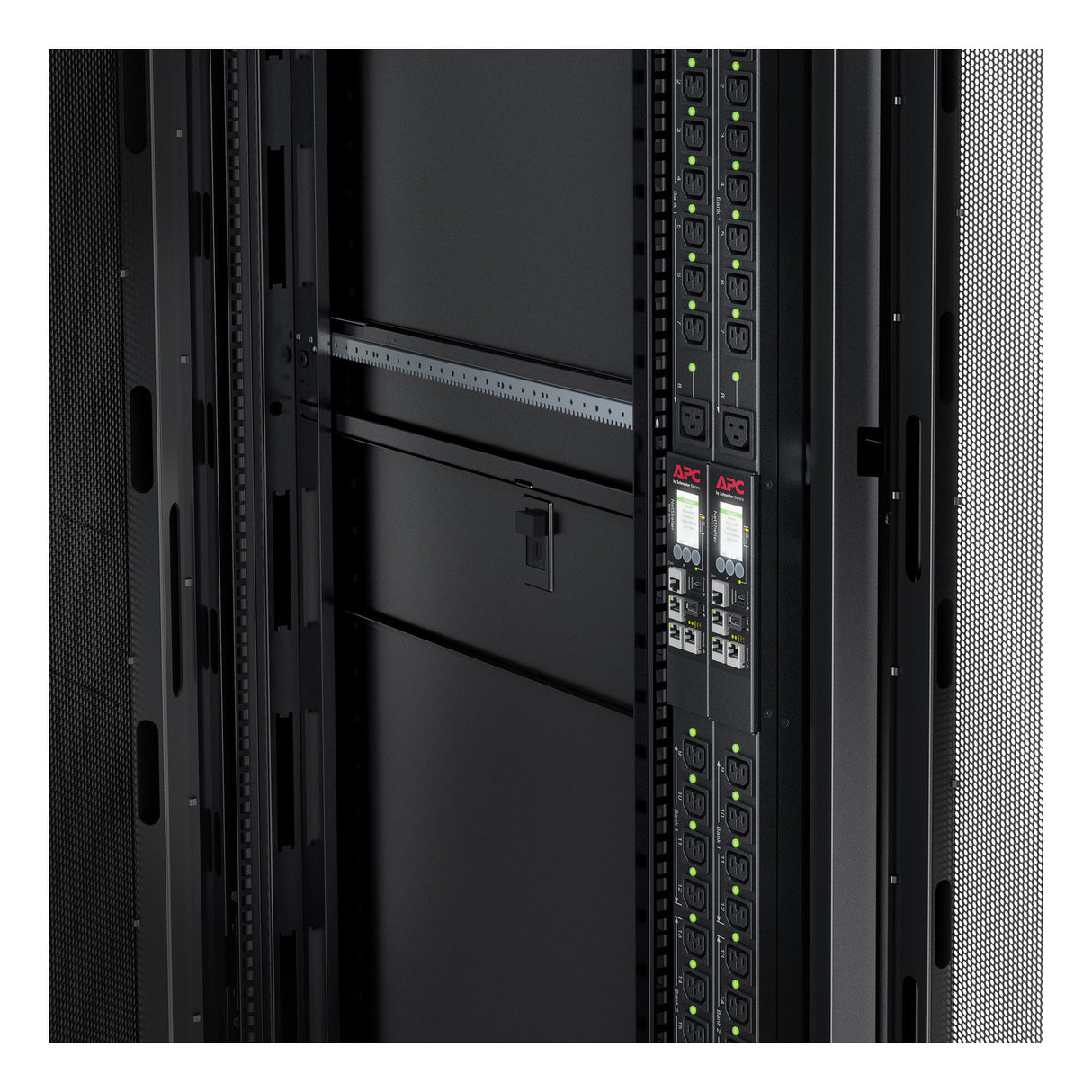 APC Rack PDU, 9000 switched, 0U, 30A, 200V and 208V, 21 C13 and C15, 3 C19 and C21 sockets