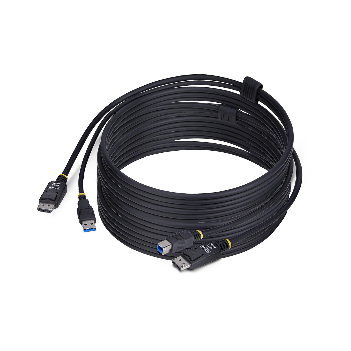 StarTech.com 10ft (3m) DisplayPort and USB 5Gbps KVM Cable, 4K 60Hz, Universally Compatible DP 1.2/USB 3.0 Combo Cable for KVM Switches