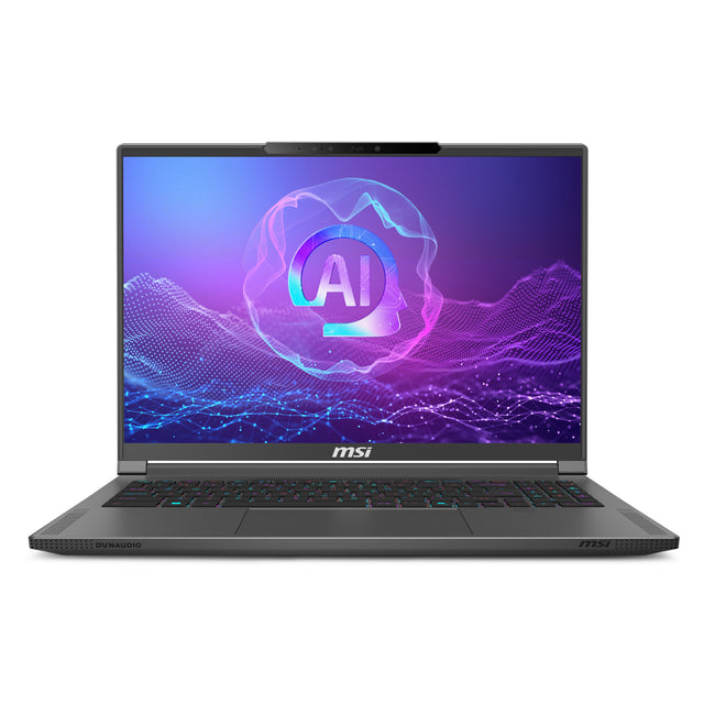 MSI Creator A16 AI+ A3HVFG-037US AMD Ryzen AI 9 365 Laptop 40.6 cm (16") Quad HD+ 32 GB LPDDR5x-SDRAM 1 TB SSD NVIDIA GeForce RTX 4060 Wi-Fi 7 (802.11be) Windows 11 Pro Grey