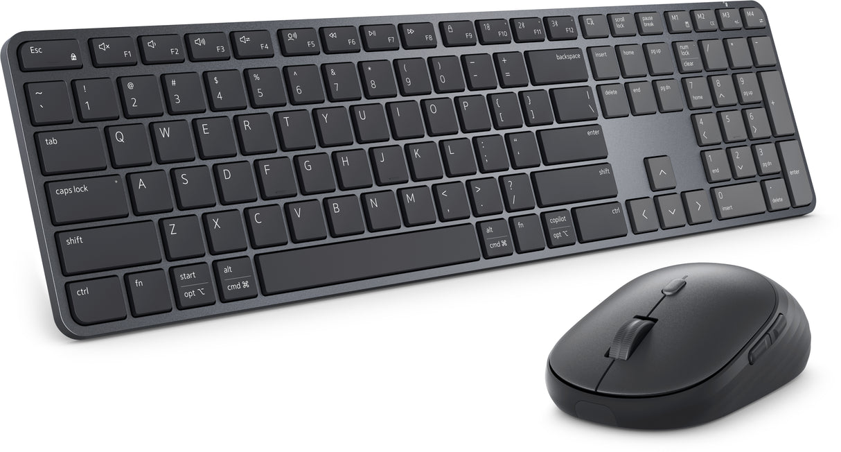 DELL Pro 7 Slim KM726 keyboard Mouse included Home/Office RF Wireless + Bluetooth Canadian Black