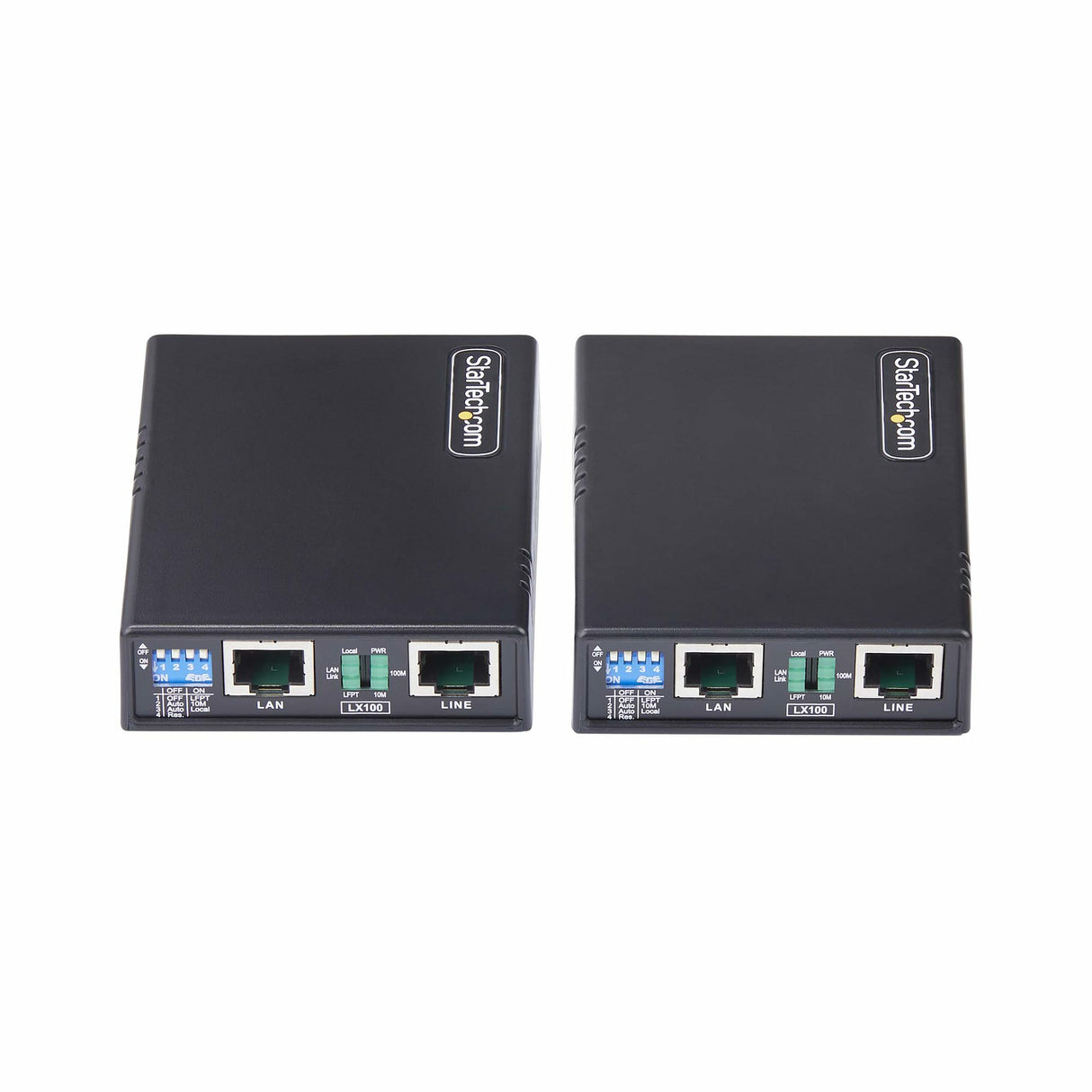 StarTech.com 10/100 Ethernet Extender Kit, Up to 0.5Mi (800M), Long-Range LAN over Single Pair Wire/Phone Line/RJ45 UTP, Ethernet Booster For IP Video/Remote Sensors/WiFi APs - TAA