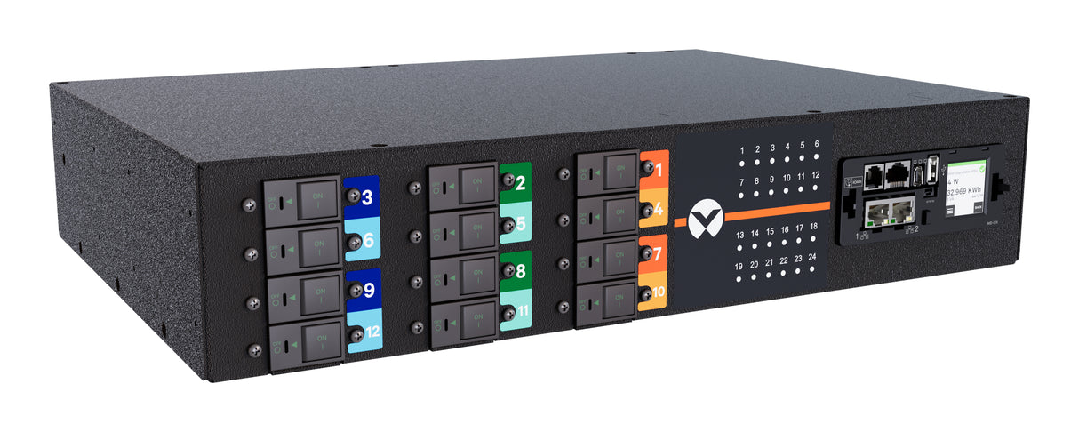 Vertiv PowerIT rack power distribution unit, 43.4kW, 3P+N+E (IP44) plug