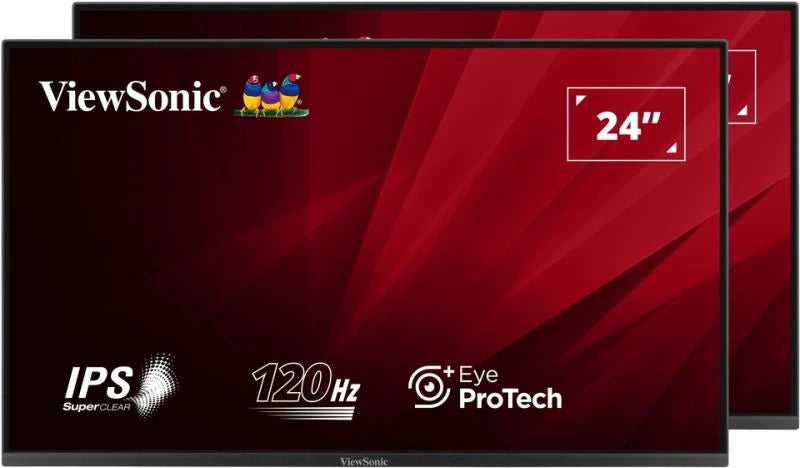 Viewsonic VA VA2456A-MHD_H2 computer monitor 61 cm (24") 1920 x 1080 pixels Full HD LED Black