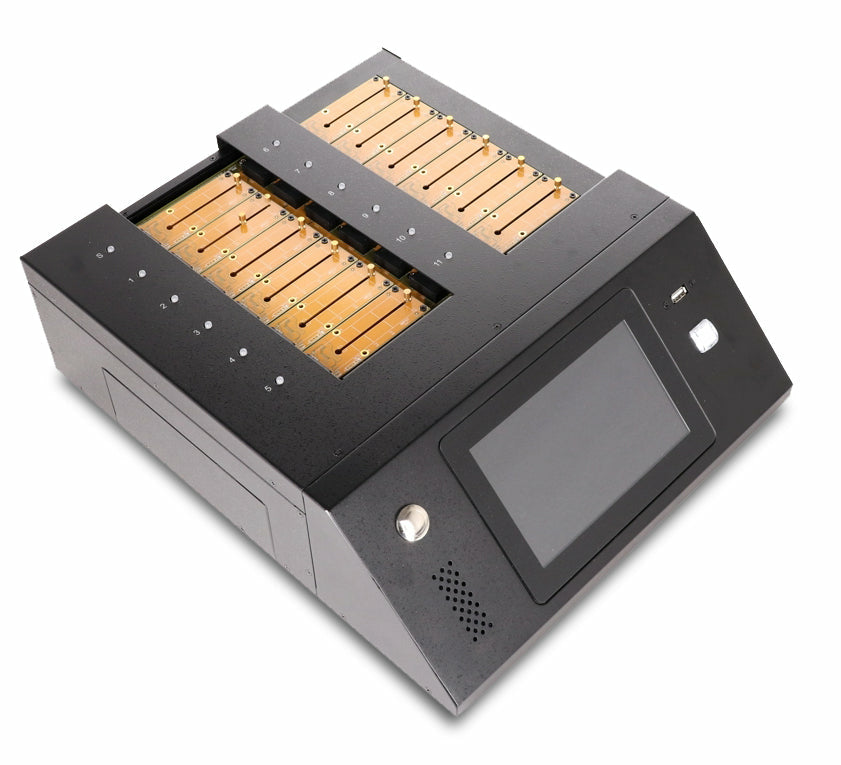 iStorage Kanguru KanguruClone 11 M.2 NVMe SSD Pro Duplicator|Supports Copying Up to 11 M.2 NVMe and M.2 SATA SSDs|Up to 25GB/min transfer rates|Powerful Erase and Disk Wipe Features |Standalone System |Detailed and downloadable system logs