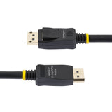 StarTech.com 10ft (3m) VESA Certified DisplayPort Cable - 10 Pack - DisplayPort 1.2 Cord with Latches, 4K 60Hz UHD, DP to DP Cable for Monitor, Latching DP Connectors