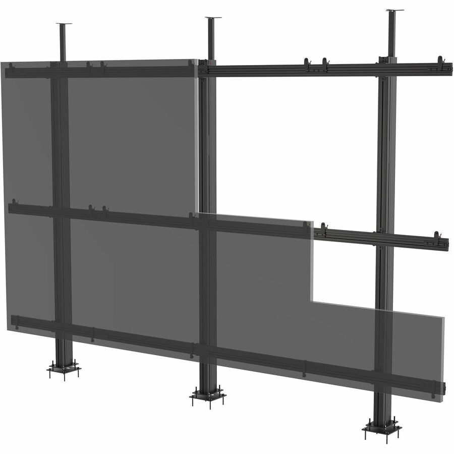 Peerless LEDFCL-3X3 signage display mount 139.7 cm (55") Black