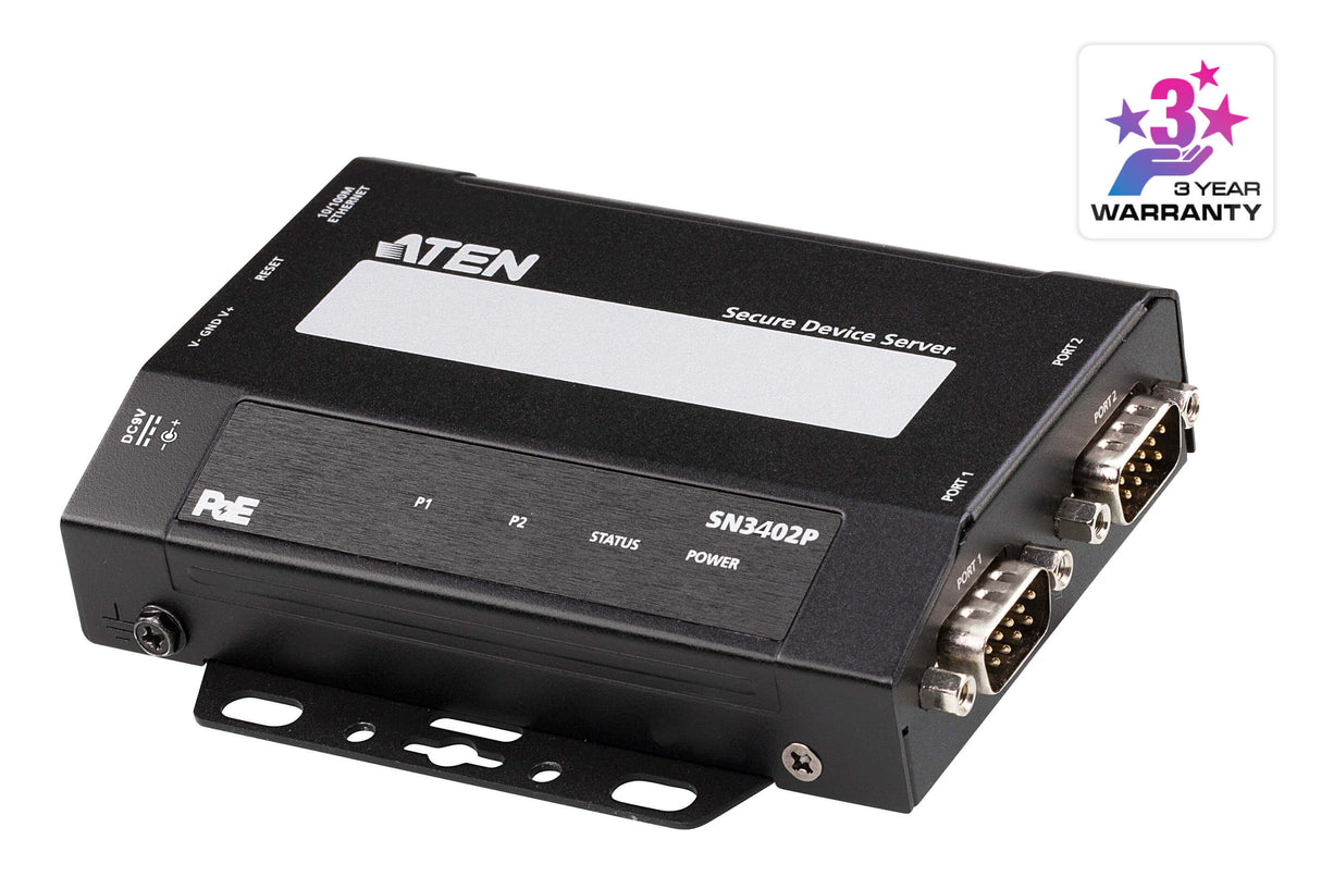 ATEN SN3402P serial server RS-232/422/485