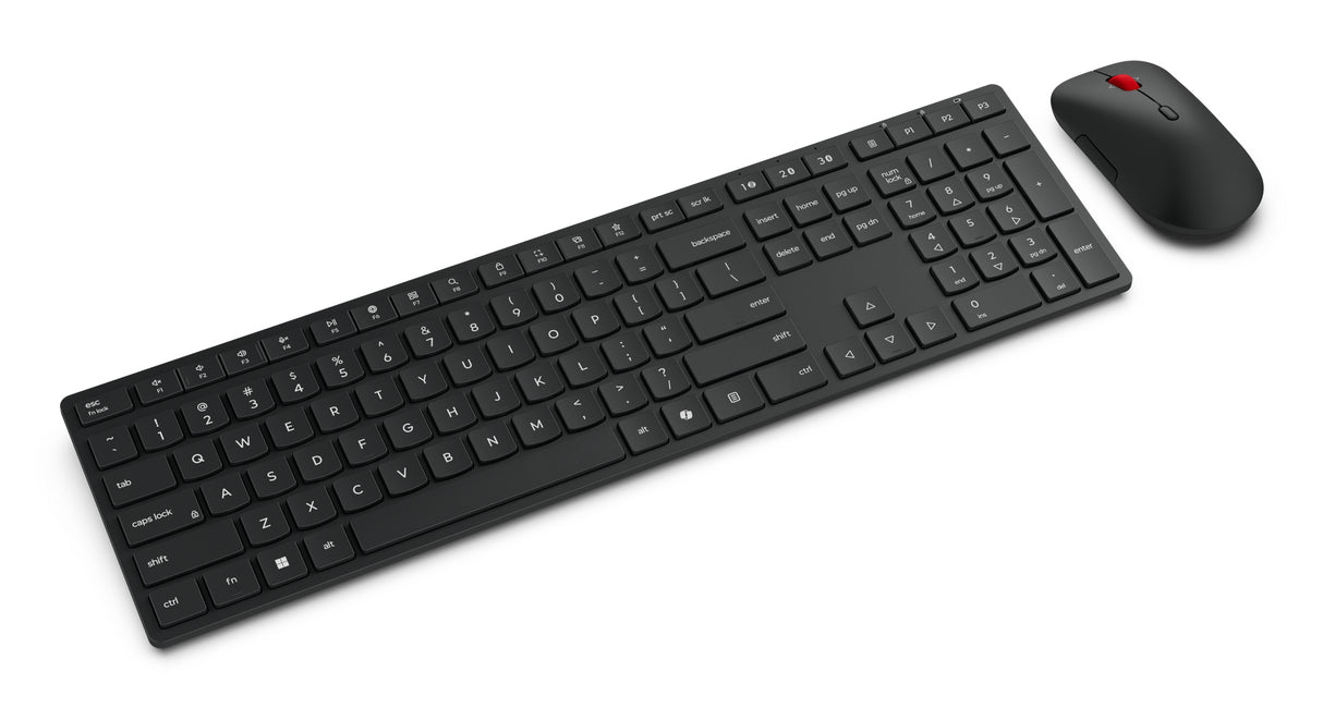 Lenovo 4X31S04810 keyboard Mouse included Office RF Wireless + Bluetooth US English Black