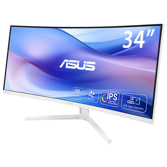 ASUS VU34WCIP-W computer monitor 86.4 cm (34") 3440 x 1440 pixels Wide Quad HD White
