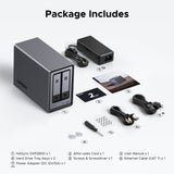 Ugreen NASync DXP2800 NAS Compact Intel® N N100 8 GB DDR5 UGOS Pro Black