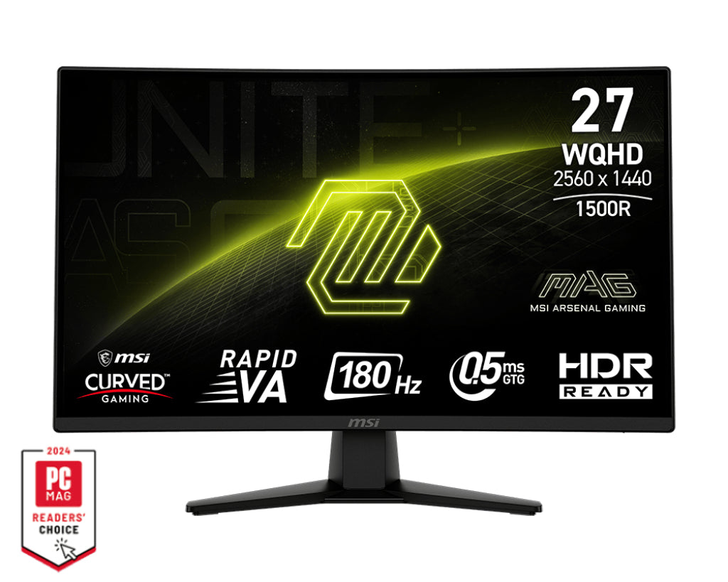 MSI MAG 274CQF computer monitor 68.6 cm (27") 2560 x 1440 pixels Wide Quad HD Black
