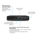 HP Elite Mini 800 G9 Intel® Core™ i7 i7-13700T 16 GB DDR5-SDRAM 256 GB SSD Windows 11 Pro Mini PC Black