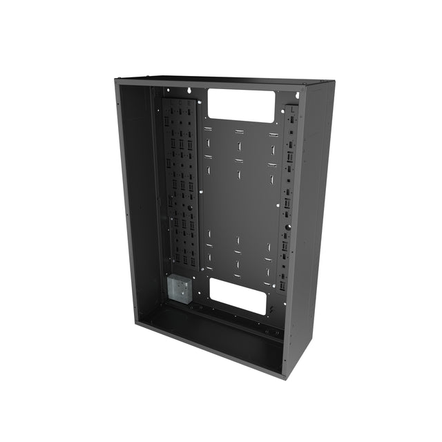 Middle Atlantic VWM Series Back Pan for Solid Door, 36" High x 10" Deep - Black