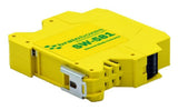 Brainboxes SW-581 network switch Unmanaged Gigabit Ethernet (10/100/1000) DIN rail Yellow