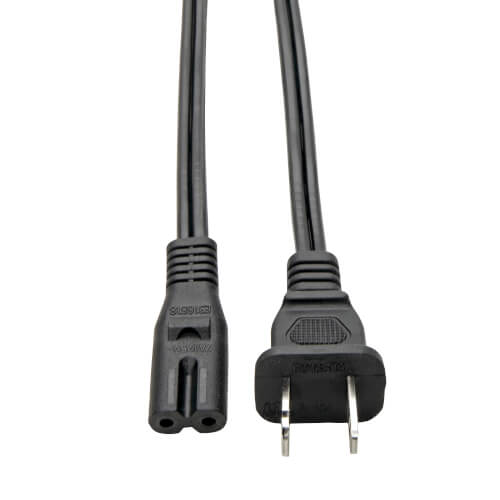 Tripp Lite Power Cord 10A/120V 18AWG 2-Slot 1-15P to C7 6ft