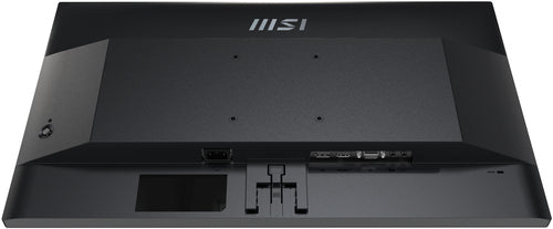 MSI Pro MP245G 24 Inch Monitor, FHD (1920 x 1080), 100Hz, IPS, 1ms, 1x HDMI 1.4b, 1x DP 1.2a output, 1x D-Sub(VGA), Built-in Speakers, Anti-Glare, Anti-Flicker, Less Blue light, TÜV Certified, VESA, Kensington, Black