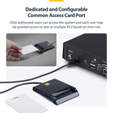 StarTech.com Secure 8-Port KVM Switch, DisplayPort, 4K 60Hz, NIAP 4.0 Desktop KVM, CAC, Metal Housing, Made in the USA