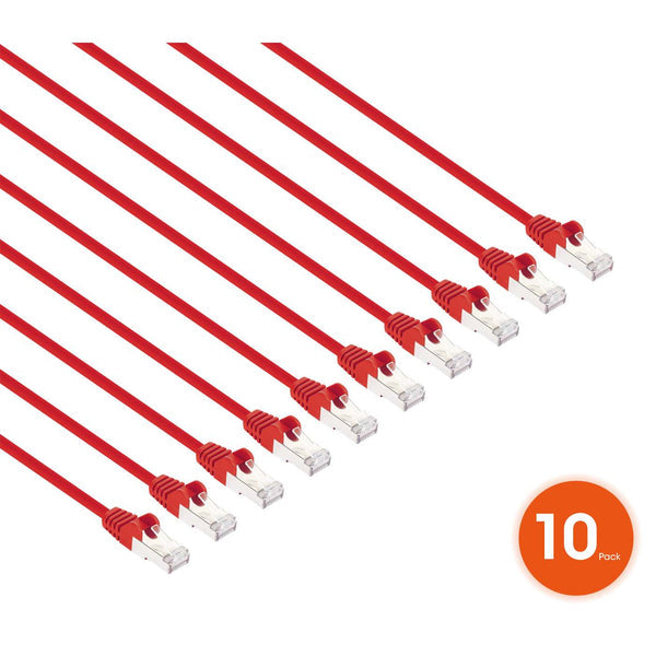 Intellinet 745529 networking cable Red 0.5 m Cat8.1 U/FTP (STP)