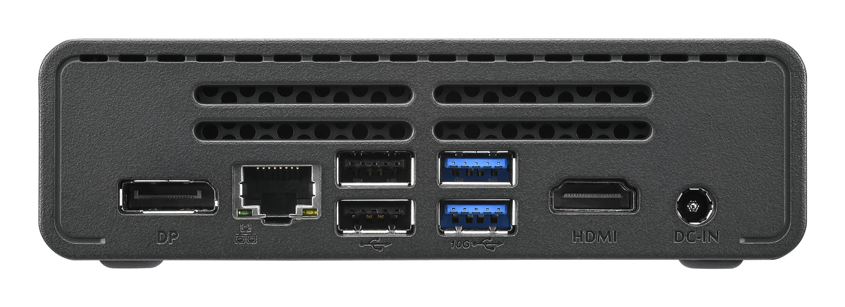 Shuttle Nano PC NE10N, Intel N 100, 1x HDMI, 1x DP, 6x USB, 1x LAN, fanless, 24/7 permanent operation, incl. VESA