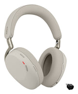 Jabra Evolve3 85 MS + Link 390c Headset Wireless Head-band Calls/Music USB Type-C Bluetooth Grey