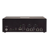 StarTech.com Secure 2-Port KVM Switch, DisplayPort, 4K 60Hz, NIAP 4.0 Desktop KVM, CAC, Metal Housing, Made in the USA