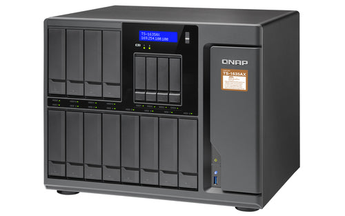 QNAP TS-1635AX NAS Desktop Marvell Armada 8040 8 GB DDR4 0 TB QNAP QTS Black