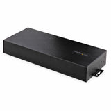 StarTech.com 16-Port Industrial USB 5Gbps Hub with Power Adapter, Metal Enclosure, Mountable, ESD Protection, Terminal Block Power, USB Charging, Dual-Host Switch - TAA