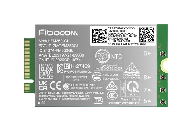 HP 5G Sub-6 Cat 19 WWAN Internal
