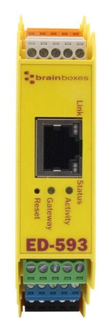 Brainboxes ED-593 network switch Unmanaged Fast Ethernet (10/100) Multicolour