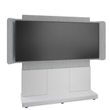 Middle Atlantic ForumTM Free-Standing 66" (3 Bay) Display Stand for (1) 81" 21:9 Ultra-Wide Display, Light Colorway