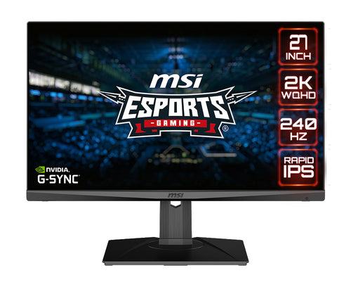 MSI Optix MAG274QRX computer monitor 68.6 cm (27") 2560 x 1440 pixels Wide Quad HD Black