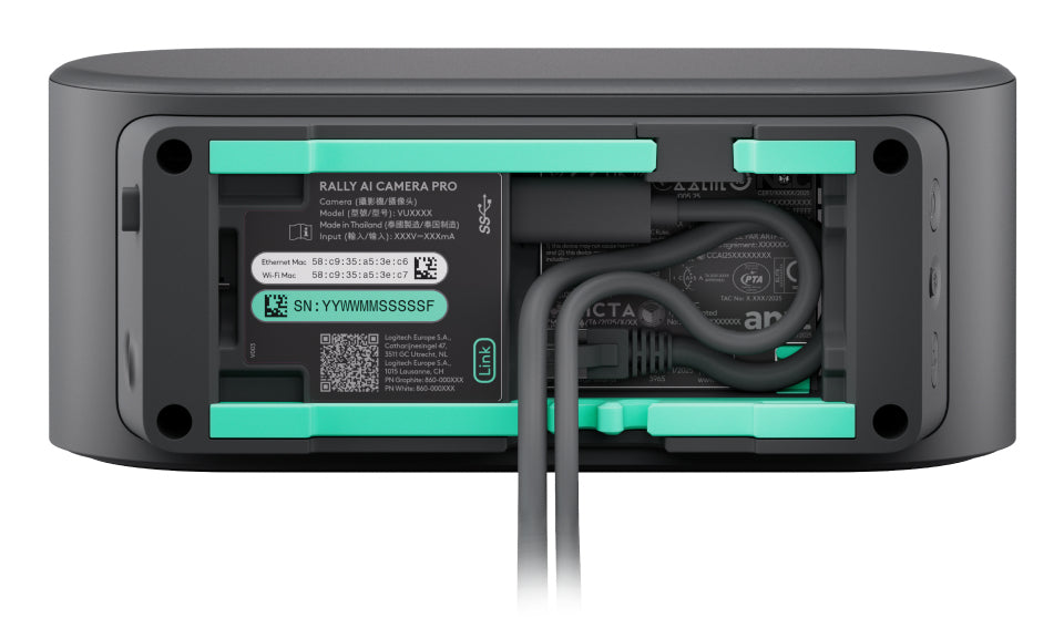 Logitech Rally AI Graphite 3840 x 2160 pixels 30 fps
