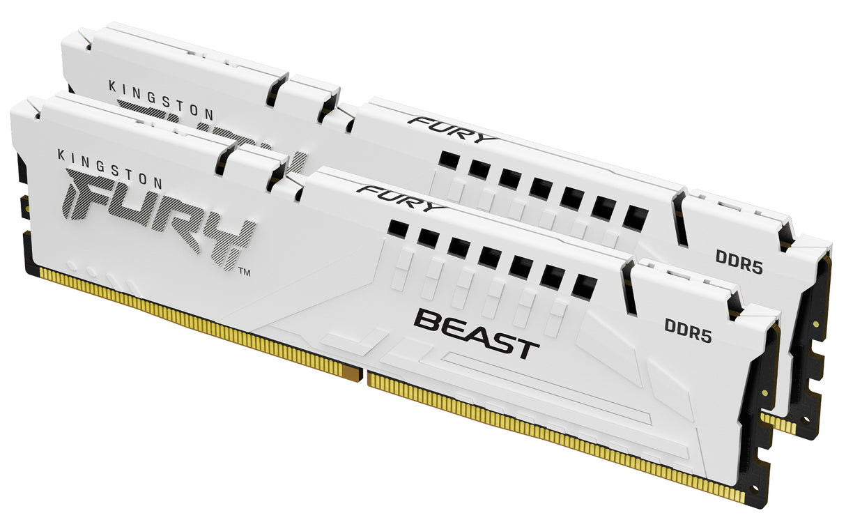 Kingston Technology FURY Beast 64GB 6000MT/s DDR5 CL36 DIMM (Kit of 2) White EXPO