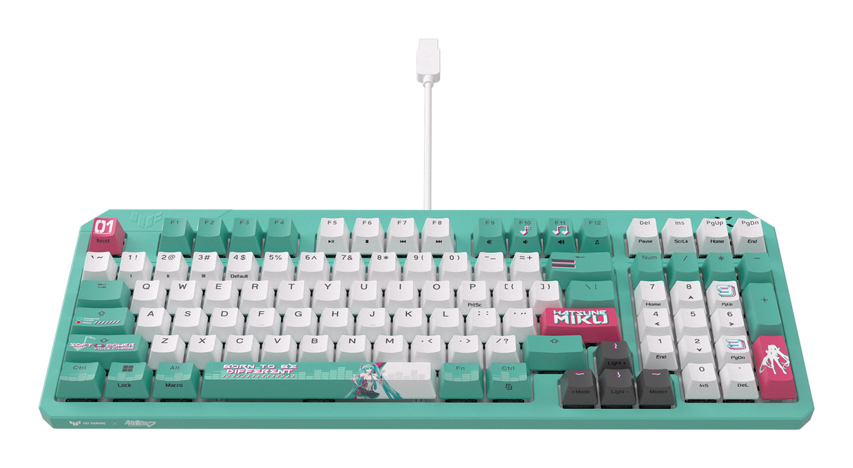 ASUS TUF Gaming K3 Gen II Hatsune Miku Edition keyboard USB Multicolour