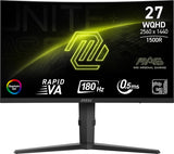 MSI MAG 275CQRFDE QD E2 computer monitor 68.6 cm (27") 2560 x 1440 pixels Wide Quad HD Black
