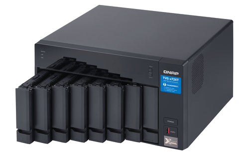 QNAP TVS-872XT NAS Tower Intel® Core™ i7 16 GB DDR4 0 TB Black
