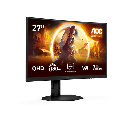 AOC G4 CQ27G4X computer monitor 68.6 cm (27") 2560 x 1440 pixels Quad HD LCD Black