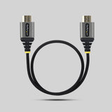 StarTech.com 50cm (1.6ft) Premium Certified High Speed HDMI Cable, Ultra Flexible HDMI Cable, 4K 60Hz/1440p 144Hz w/HDR10/ARC, 18Gbps, High Flex Braided HDMI Cord