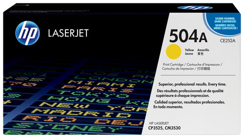 HP 504A Yellow Original LaserJet Toner Cartridge