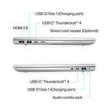 HP Chromebook Elite c640 G3 Enterprise Intel® Core™ i5 i5-1245U 35.6 cm (14") Full HD 8 GB LPDDR4x-SDRAM 256 GB SSD Wi-Fi 6 (802.11ax) ChromeOS Silver