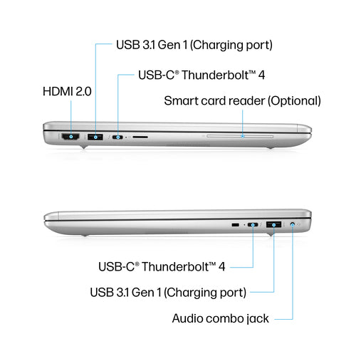 HP Chromebook Elite c640 G3 Enterprise Intel® Core™ i5 i5-1245U 35.6 cm (14") Full HD 8 GB LPDDR4x-SDRAM 256 GB SSD Wi-Fi 6 (802.11ax) ChromeOS Silver