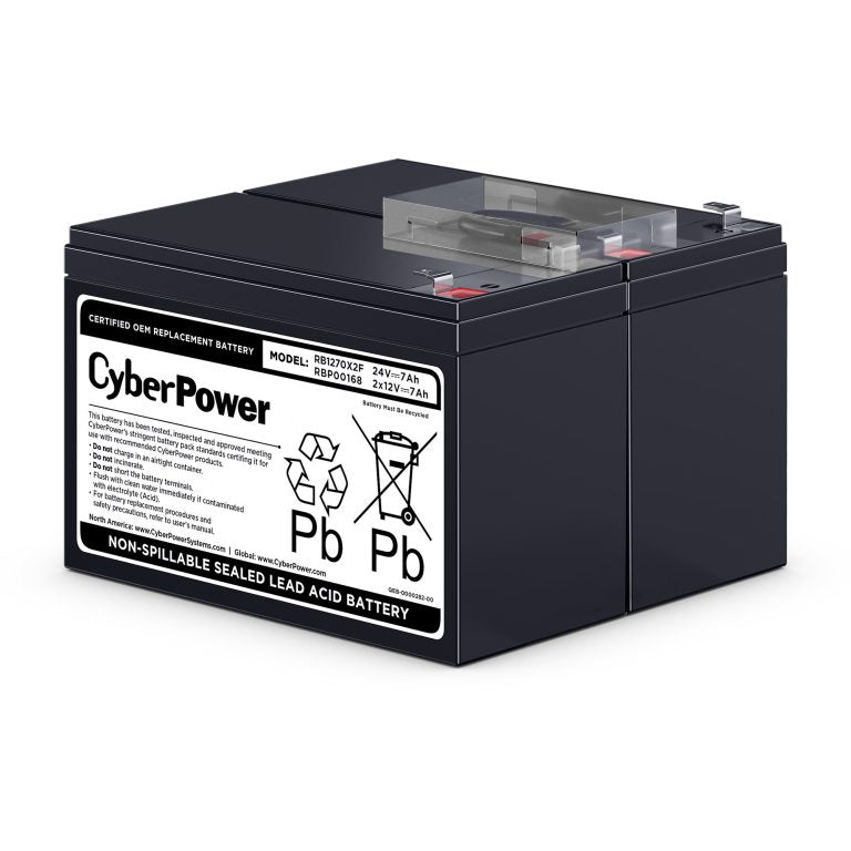 CyberPower RB1270X2F UPS battery Sealed Lead Acid (VRLA) 12 V 7 Ah