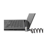 Kensington Slim N17 2.0 Portable Keyed Laptop Lock for Wedge-Shaped Slots