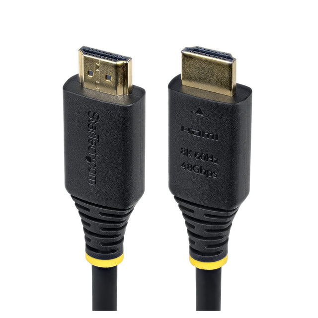 StarTech.com 3ft (91cm) Certified Ultra High Speed HDMI Cable, 8K 60Hz/4K 120Hz, HDMI 2.1 Cable with HDR10+ / eARC, 48Gbps, 8K HDMI Cord for Monitor/TV/Display, Flexible TPE Jacket