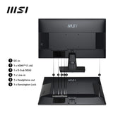 MSI Pro MP251 computer monitor 62.2 cm (24.5") 1920 x 1080 pixels Full HD LED Black