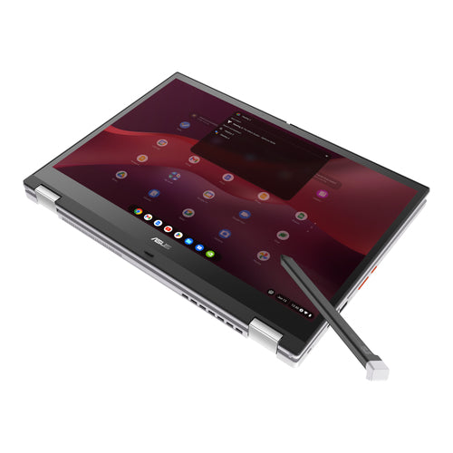 ASUS Chromebook Vibe CX34 Flip CX3401FBA-DS31T-CB Intel® Core™ i3 i3-1215U 35.6 cm (14") Touchscreen WUXGA 8 GB LPDDR4x-SDRAM 128 GB SSD Wi-Fi 6E (802.11ax) ChromeOS White