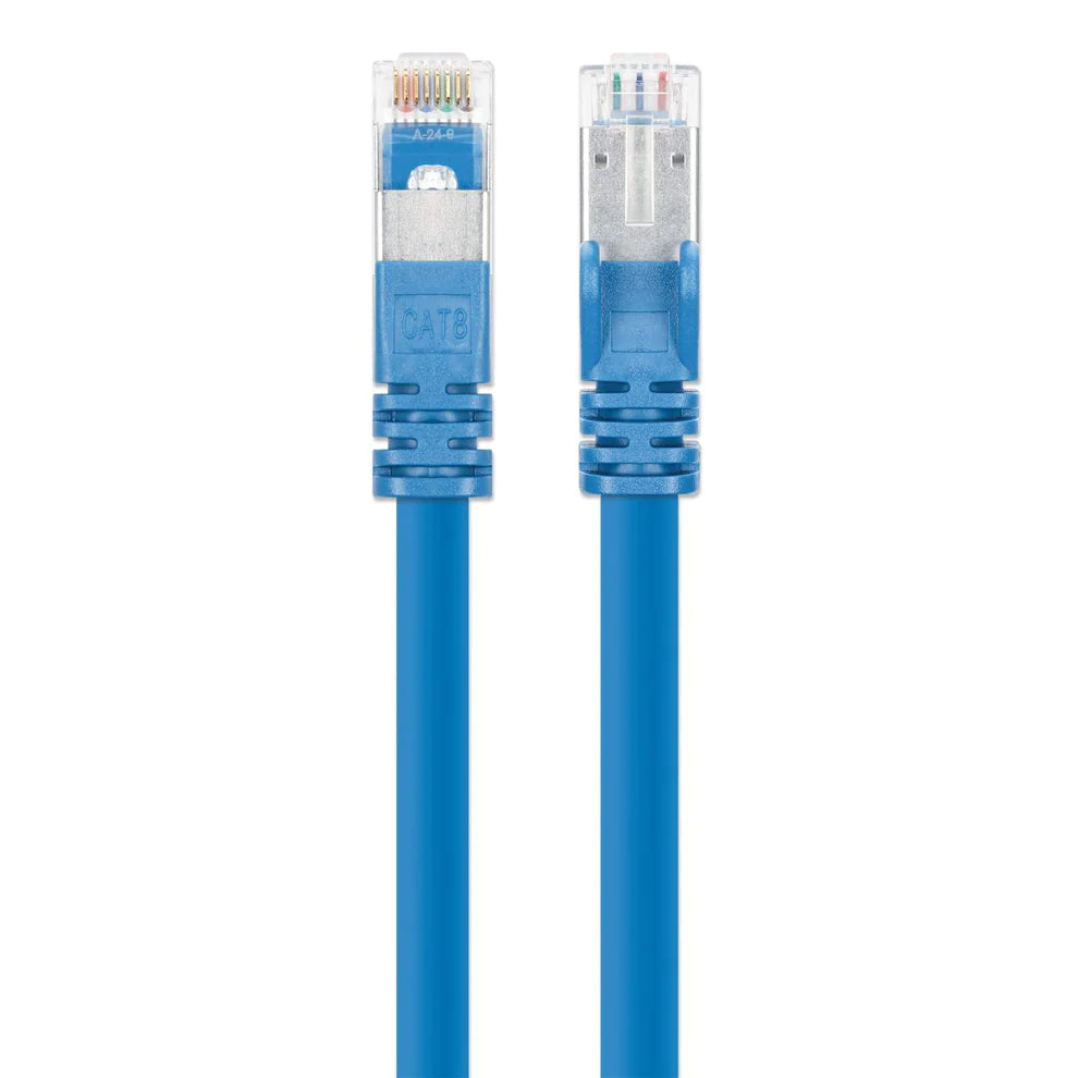 Intellinet IEC-C8AS-BL-25 networking cable Blue 7.5 m Cat8.1 S/FTP (S-STP)