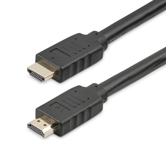 StarTech.com 30ft (9.1m) HDMI 2.0 Cable - 4K 60Hz Active HDMI Cable - CL2 Rated for In Wall Installation - Long Durable High Speed UHD HDMI Cable - ARC, HDR, 18Gbps - Male to Male Cord - Black