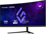Viewsonic VX3418C-2K computer monitor 86.4 cm (34") 3440 x 1440 pixels UltraWide Quad HD Black